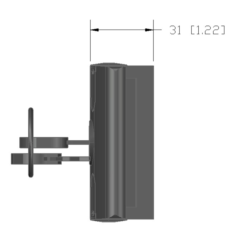 50-300-1 MODULAR SOLUTIONS DOOR PART<br>COMPACT SLAM LATCH, BLACK POWDER COAT, LOCKING KEY 1333